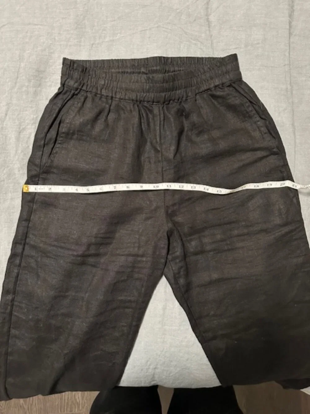 Xirena Atticus Linen Pants, Size XS Black - Picture 7 of 9